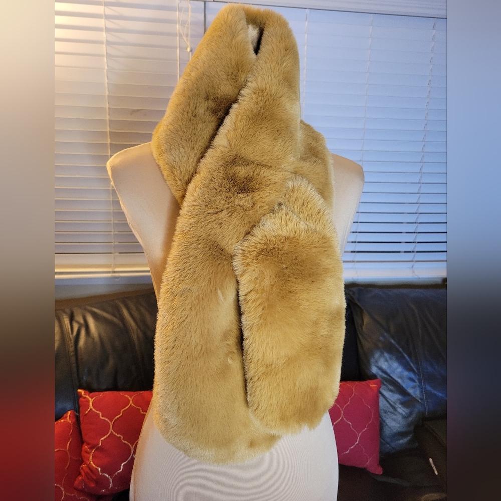 Michael kors faux fur stole